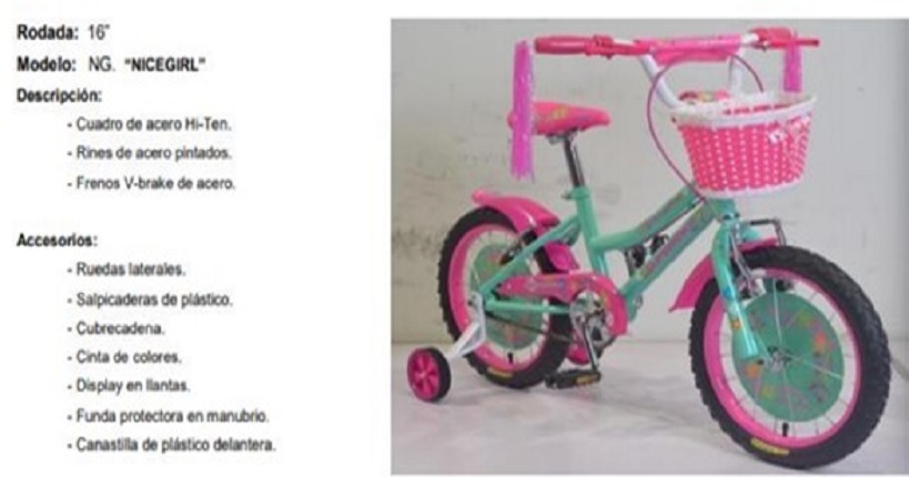 Bicicleta NICEGIRL Ring 16