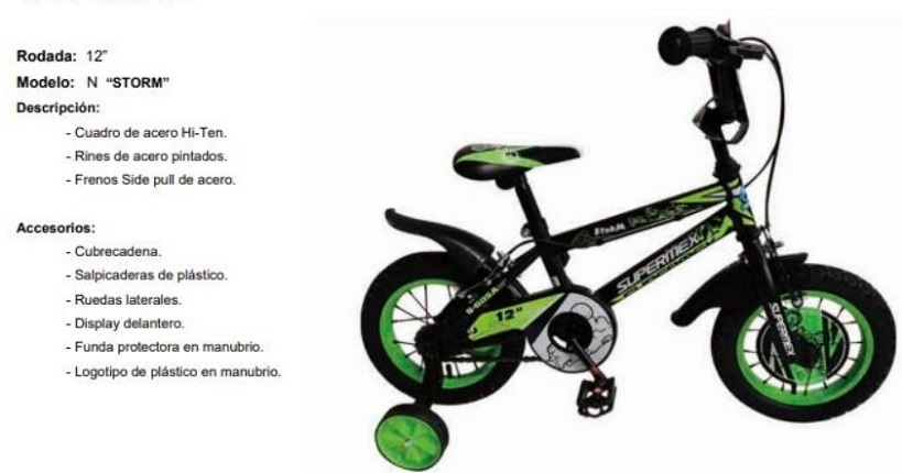 Bicicleta N STORM Ring 12